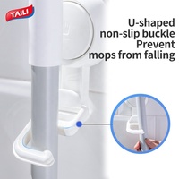 Mqrts — technologie haute aspiration sous vide, support de balai amovible et réutilisable, avec ventouse, pour le ménage, (AW594)