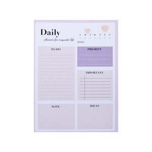 Lista de tareas, planificador, Bloc de notas personalizado, venta al por mayor, 52 hojas sin fecha - Product Image 1