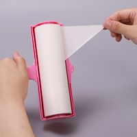 16 cm pouces plus large grand manche court rouleau à charpie rouleau à charpie extra collant couverture anti-poussière brosse à rouleau de nettoyage de maison