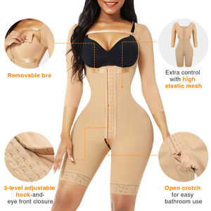Ceinture colombienne vêtements de corps Shaper Colombianas Compression crochets réglables corps complet Shaper Push up poitrine Shapewear - Product Image 2