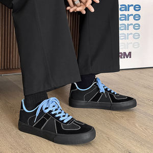 Men Cozy Canvas Sneakers Outdoor Breathable Sports Canvas Skateboarding <strong>Shoes</strong> Casual Flat Plate Board <strong>Plimsolls</strong> Low Upper <strong>Shoes</strong> - Product Image 3