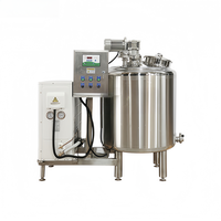 Machine de pasteurisation de jus, équipement de pasteurisation du lait HTST, pasteurisateur de 100l pour la transformation des boissons