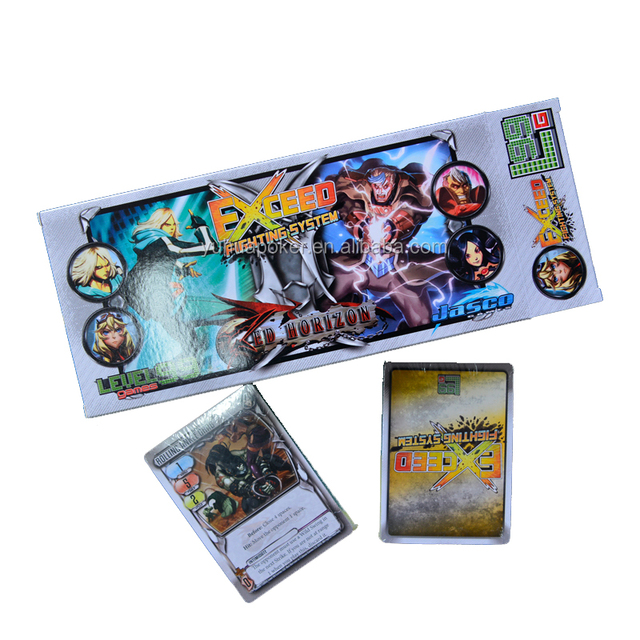 Hot Sale Custom Game Card Holographic Paper Trading Cards Deck Printing Battle Character Game Card