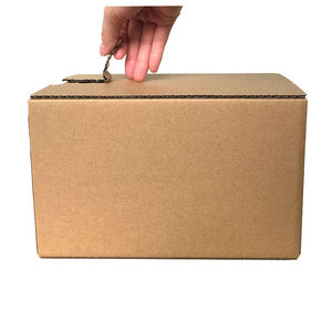 Custom Logo Printed Corrugated Self Sealing Shipping Boxes Recycled Embossed Cosmetic Skin Care Packaging Cartons - Product Image 3