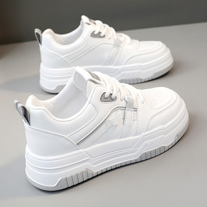 2026 LYKU Women's Shoes New Sports Leisure Board Shoes Thick-<b>soled</b> Breathable Anti-slip Lace-up Fashion Trend Summer Spring - Product Image 3