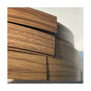 10M Hot-Melt Self-Adhesive Furniture Tape Edge Banding Strip Pvc Adhesive  Veneer Sheet For Cabinet Table Wood Surface Edge Decor