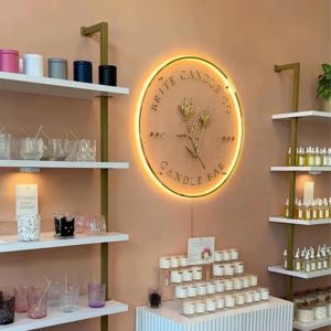 Dấu Hiệu Logo doanh nghiệp acrylic với neon, logo LED 3D, bảng hiệu cửa hàng tùy chỉnh, bảng hiệu Neon để trang trí tường văn phòng, bảng hiệu logo làm đẹp, - Product Image 5