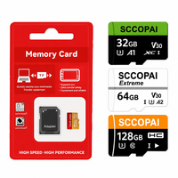 Carte mémoire à prix le plus bas 32 Go 64 Go 128 Go 16 Go 2 Go 128 Mo Carte mémoire haute vitesse pour appareil photo Stockage mobile Carte SD