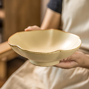 ชุดชามเซรามิกสไตล์โบราณสำหรับร้านอาหารและบ้าน  ชามสลัดและชามก๋วยเตี๋ยว ขายส่ง - Product Image 2