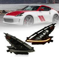 Ensemble de phares LED tuning pour Nissan 370Z Z34 2009-2021, feux de jour dynamiques, clignotants séquentiels, phare automatique