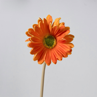 Décoration de mariage de haute qualité, centre de table, fleur artificielle en PU Gerbera, toucher réel, pour cadeau de la Saint-Valentin