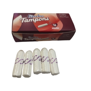Tampón de Algodón Perlado TONGGANG TG-21 <span class=keywords><strong>Super</strong></span> <span class=keywords><strong>Plus</strong></span> Absorbencia con Trenza Anti-Fugas en Caja - Product Image 2
