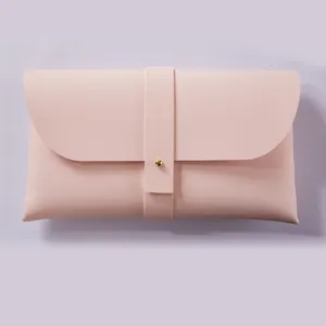 Bolsa de maquillaje rosa a la moda, bolso de viaje para brochas de maquillaje, almacenamiento a precio asequible