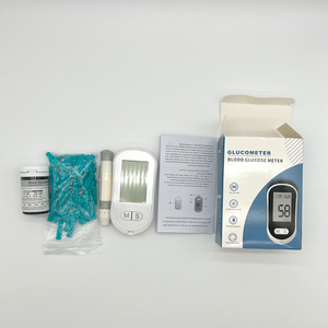Портативный цифровой глюкометр для измерения уровня сахара в крови, тест-полоски, монитор, устройство для диабетиков, набор для глюкометрии с быстрым тестом за 5 секунд - Product Image 1
