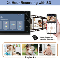 Sonnette Vidéo Intelligente 3MP 2K Tuya WiFi avec Caméra, Prise en Charge du Déverrouillage de Serrure Électrique, Compatible Téléphone de Porte et Système d'Interphone IP POE