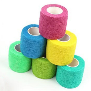 Bande élastique auto-adhésive 90g en PP non tissé, ruban médical pour le sport, les doigts, les chevilles, les animaux de compagnie et les tatouages - Product Image 1