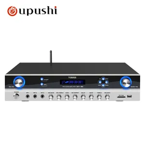 Venta al por mayor amplificador digital usb mic-Oupushi SKV-180 apoyo diente azul/FM/MIC/USB/tarjeta SD profesional amplificador karaoke sonido digital amplificador de potencia