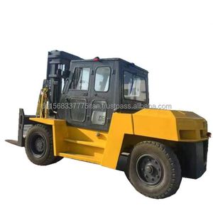 Chariot élévateur diesel TCM 10T d'occasion de haute qualité, moteur ISUZU d'origine du Japon, modèle 2022, garantie 1 an - Product Image 1