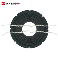 HY AUDIO Accesorios para Altavoces Subwoofer Spider para PC con Cable de Plomo Plateado, Amortiguador Universal de Alta Calidad para Altavoces