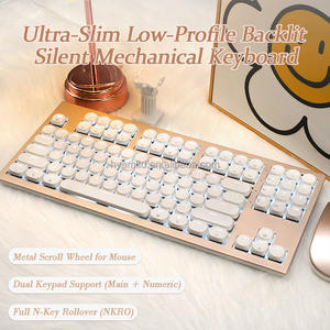 Teclado Mecánico USB-C de 102 Teclas Kailh con Retroiluminación LED de Tres Modos, Intercambiable en Caliente, con Conexión Inalámbrica de 2.4Ghz - Product Image 5