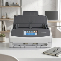Scanner de documents recto-verso WiFi A4 IX1600 40ppm 80ipm CIS 600dpi USB 3.2 Blanc Bureau