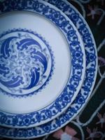 Ensemble tasse et soucoupe à café en porcelaine bleue et blanche, motif chinois, vaisselle en céramique résistante à la chaleur pour café