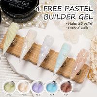 Gel de construction pour ongles TPO Free Pastel, gel dur non toxique, fournisseur de gel pour ongles, sans HEMA, logo personnalisé, marque privée, gel d'extension