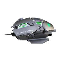 Venta al por mayor USB Luminous Wired Gaming Mouse Internet Bar Computer E-Sports Chicken Eating Macro Programación Maquinaria