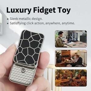 Adults Desk Office Small EDC ADHD Anxiety Stress Relief Clicker Slider Cool <strong>Figits</strong> Gadgets Stuff Gift Teens Mens Fidget <strong>Spinners</strong> - Product Image 5