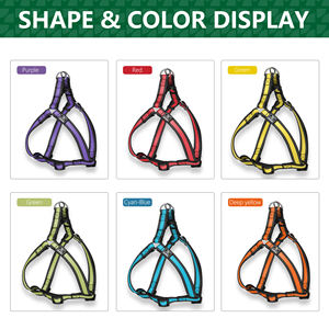 Nunbell çevre dostu naylon basit y-şekilli katı toka kapatma kolay temiz hafif dayanıklı köpek koşum uzun süreli kullanım - Product Image 5