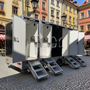 Unité de salle de bain portable de luxe 2025, douche et WC, remorque de camping, toilettes mobiles - Product Image 1