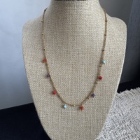 Collier de perles fines personnalisées, perle d'eau douce, chaîne en or 18 carats, pendentif élégant, pierre naturelle, bijoux pour femmes