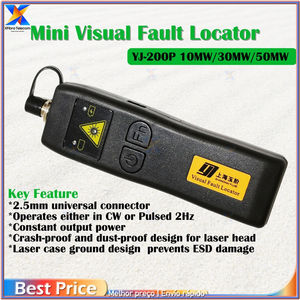 YJ-200P de charge visuelle du localisateur de défaut de la mini source lumineuse optique de fibre VFL 10mw - Product Image 2