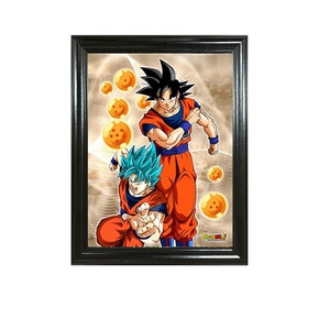 Affiche circulaire 3d de corée, impression, image Anime japonais <span class=keywords><strong>goku</strong></span> - Product Image 4