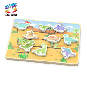 2025 Montessori en bois <span class=keywords><strong>dinosaure</strong></span> labyrinthe-jouet éducatif de motricité fine pour les tout-petits avec Puzzle Challenge W11H144 - Product Image 2