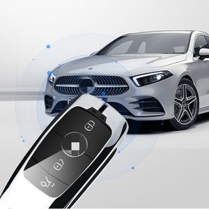 Pour MERCEDES BENZ METAL + CUIR Étui à clé<span class=keywords><strong>s</strong></span> de voiture Housse de sac - Product Image 5