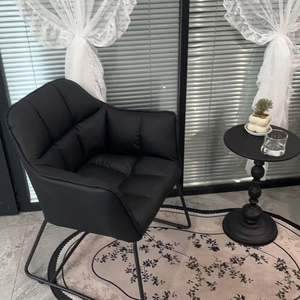 Sillón de Manicura, Diseño Moderno en Cuero, para Uso en Interiores y Exteriores, Silla de Maquillaje para Clientes de Salón de Belleza - Product Image 1