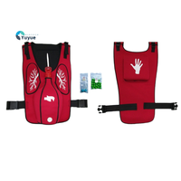 Gilet d'entraînement au Heimlich en PVC pour adultes, pour les secours en cas d'obstruction des voies respiratoires et d'étouffement
