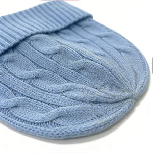 <span class=keywords><strong>2022</strong></span> Custmo Logo à la mode de haute qualité chaud hiver chapeaux casquettes plaine teint tricoté court <span class=keywords><strong>bonnet</strong></span> - Product Image 3