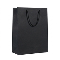 Vente en gros de logos de marque imprimés sur mesure promotion vêtements de luxe cadeau à provisions bijoux sac en papier avec poignée