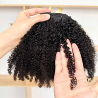 Lot de Cheveux Humains Bouclés Afro Crépus 4C en Gros – Fournisseurs de Bundles Afro Crépus Bruts et Vierges – Extensions de Cheveux Humains Afro 4C