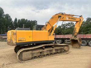Excavatrice sur chenilles 30 tonnes, bon prix, Hyundai 305LC 305LC-7, d'origine coréenne, Hyundai 305 d'occasion - Product Image 4