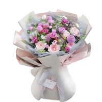 Papier d'emballage florale épaissi en papier de haute qualité, 10 pièces, emballage de gâteau orange avec fleurs
