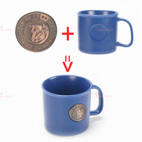 Luwu — tasse en céramique avec Logo personnalisé, avec cuivre, idée cadeau, vente en gros