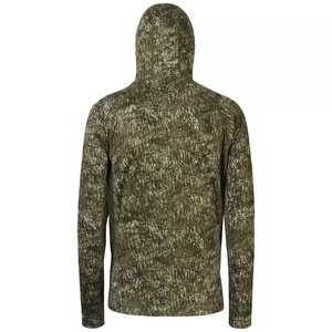 Blank Athletic SPF Fishing Shirt Custom Men's <b>Lightweight</b> <b>Hoody</b> Clothing With Left Chest Pocket - Product Image 2