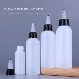 PE 100ml Dispensing Glue Bottles <strong>Ink</strong> Pigment Sub-bottles Squeeze-type Liquid <strong>Dropper</strong> Pointed Nozzle Plastic Bottles - Product Image 4