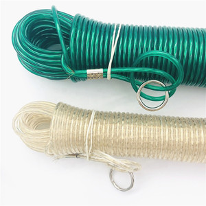 Ligne de vêtements en fil d'acier enduit de PVC d'usine <span class=keywords><strong>corde</strong></span> en plastique <span class=keywords><strong>Flexible</strong></span> support à <span class=keywords><strong>linge</strong></span> mural conception pliante <span class=keywords><strong>corde</strong></span> de séchage à crochet facile - Product Image 2