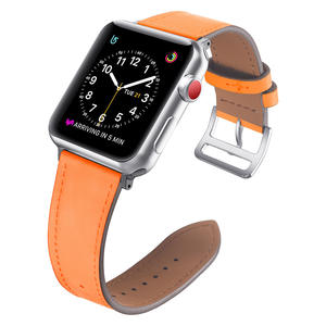 Correas de reloj de cuero genuino suaves y cómodas para banquetes, fiestas, ocio, correas de cuero <span class=keywords><strong>IWatch</strong></span> para Apple Watch - Product Image 2