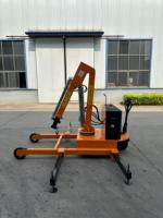 Mini-grue de levage électrique télescopique intelligente et portable 2T pour intérieur avec moteur à roulement, télécommandée