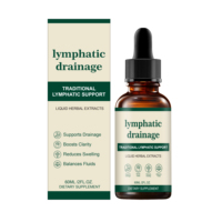 Complément Alimentaire Liquide Traditionnel à Base d'Extraits de Plantes pour Drainage Lymphatique, Améliore l'Immunité, Adultes, Flacon Compte-gouttes 60ml, Usage Quotidien Oral